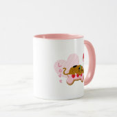 Mug Scooby-Doo - Snacks Scooby décorés au coeur (Devant droit)