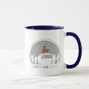 Mug Scooby Doo Style Tribal Van Silhouette