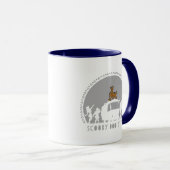 Mug Scooby Doo Style Tribal Van Silhouette (Devant droit)