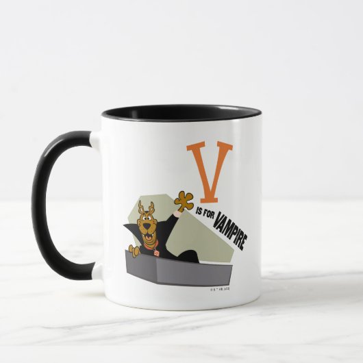 Mug Scooby-Doo | V est pour Vampire (Gauche)