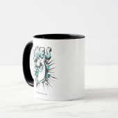 Mug Scooby-Doo "Yikes !" Graphique tramé (Devant gauche)