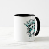 Mug Scooby-Doo "Yikes !" Graphique tramé (Devant droit)