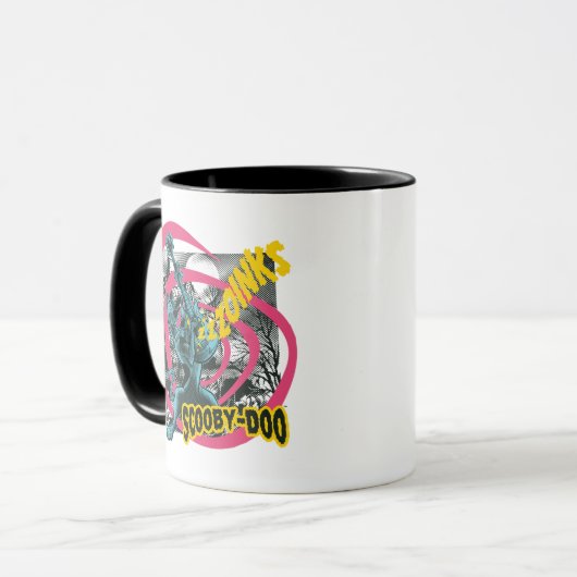 Mug Scooby-Doo Zoinks Punk Guitare Graphisme (Devant gauche)