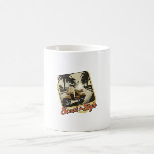 Mug Scoot vintage dans la boue de style
