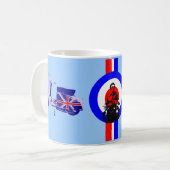 Mug Scooter BRITANNIQUE (Devant gauche)