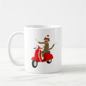 Mug Scooter de singe de chaussette (Gauche)