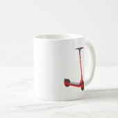 Mug scooter électrique rouge (Devant droit)