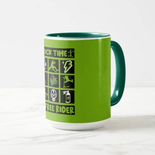 Mug scooter freestyle (Devant droit)