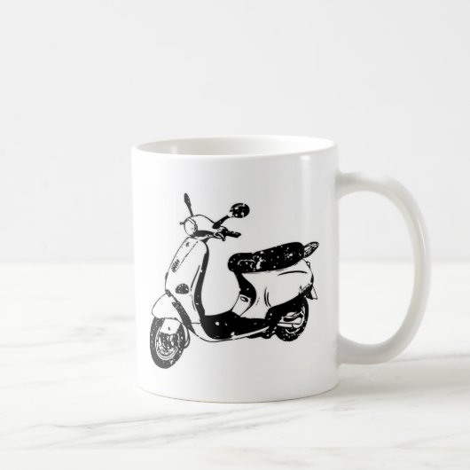 Mug Scooter noir (Droite)