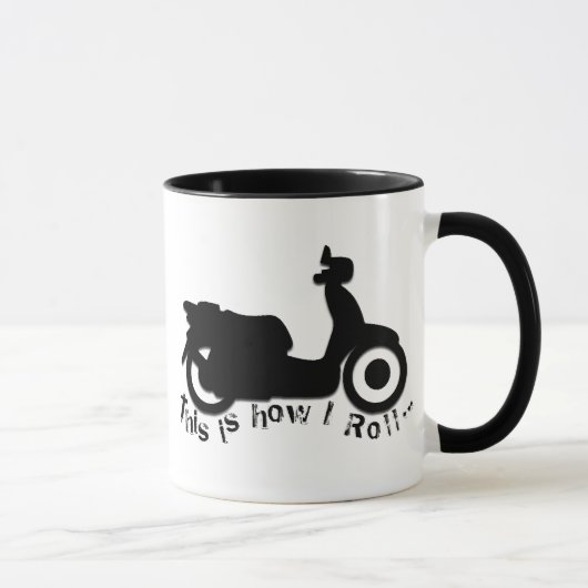 Mug Scooter ou E-Vélo - c'est comment je roule ! (Droite)