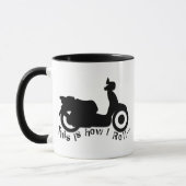 Mug Scooter ou E-Vélo - c'est comment je roule ! (Gauche)
