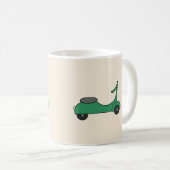 Mug Scooter vert (Devant droit)
