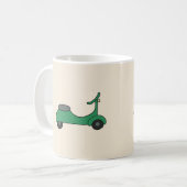 Mug Scooter vert (Devant gauche)