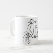 Mug Scooter vintage (Devant gauche)