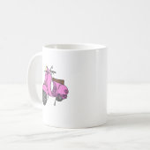 Mug Scooteur rose (Devant gauche)