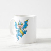 Mug Scorchio bleu curieux (Devant gauche)