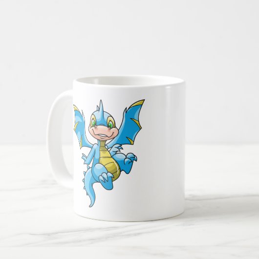 Mug Scorchio bleu curieux (Devant gauche)