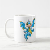 Mug Scorchio bleu curieux (Gauche)