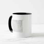 Mug Score pour le 3ème mouvement du 5ème symphonie (Devant gauche)