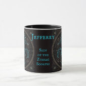 Mug Scorpio Anniversaire Cadeau Ajouter un nom Café no (Centre)