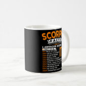 Mug Scorpio Astrologie SIGNE Zodiaque (Devant droit)