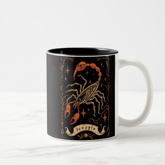 Mug Scorpio Celestial Zodiac Art (Droit)