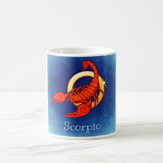 Mug Scorpio en bleu (Centre)