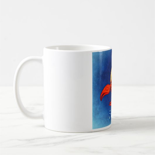 Mug Scorpio en bleu (Gauche)