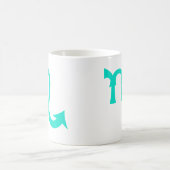 Mug Scorpio en bleu Turquoise (Centre)