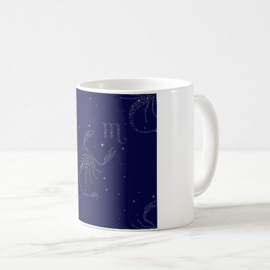 Mug scorpio étoiles (Devant droit)