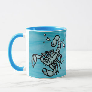 Mug Scorpio Le Scorpion signe de l'eau muqueuse astrol