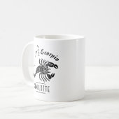 Mug Scorpio Scorpion Constellation avec nom Anniversai (Devant gauche)