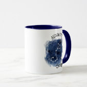 Mug Scorpio Starry Night Constellation Nom personnalis (Devant droit)