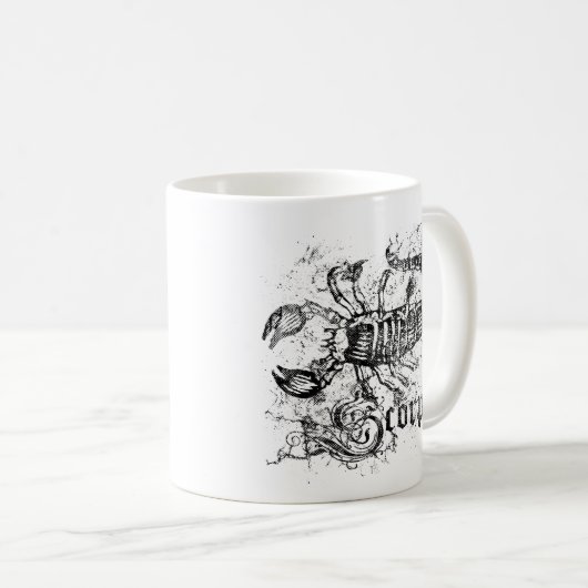 Mug Scorpio Vintage (Devant droit)