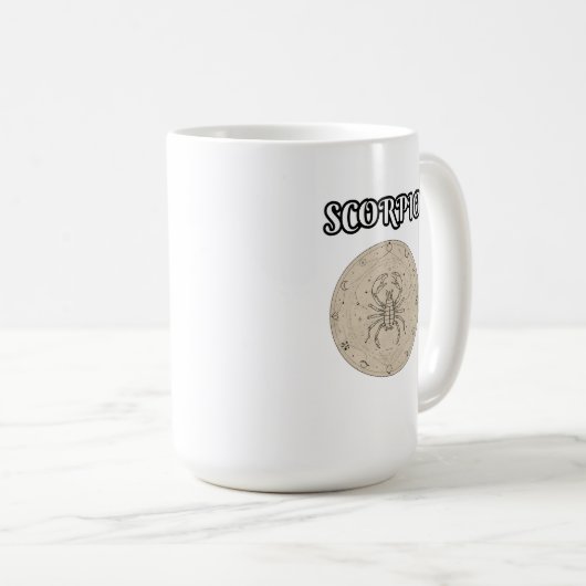 Mug scorpio zodiac (Devant droit)