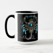 Mug Scorpio Zodiac Art for October 23–November 21 (Gauche)
