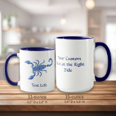 Mug Scorpion bleu