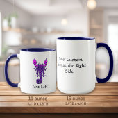 Mug Scorpion de noeud céleste pourpre