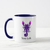 Mug Scorpion de noeud céleste pourpre (Gauche)