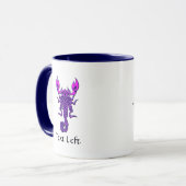 Mug Scorpion de noeud céleste pourpre (Devant gauche)
