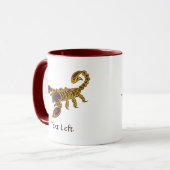 Mug Scorpion de noeud celtique (Devant gauche)