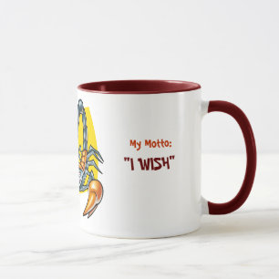 Mug Scorpion, je suis : &Passionate caché, ma devise :