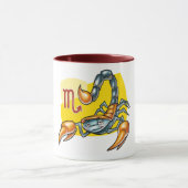 Mug Scorpion, je suis : &Passionate caché, ma devise : (Centre)