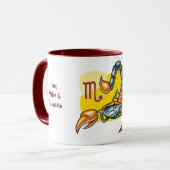 Mug Scorpion, je suis : &Passionate caché, ma devise : (Devant gauche)
