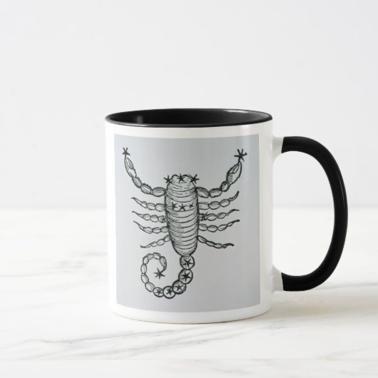 Mug Scorpion (le scorpion) une illustration du 'P (Droite)