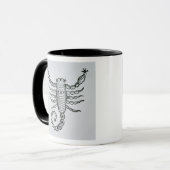Mug Scorpion (le scorpion) une illustration du 'P (Devant gauche)