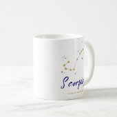 Mug Scorpus Zodiac Constellation Star Horoscope Astro (Devant droit)