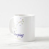 Mug Scorpus Zodiac Constellation Star Horoscope Astro (Devant gauche)