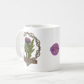 Mug Scotland Scottish Thistle Celtic Knogrammes (Devant gauche)