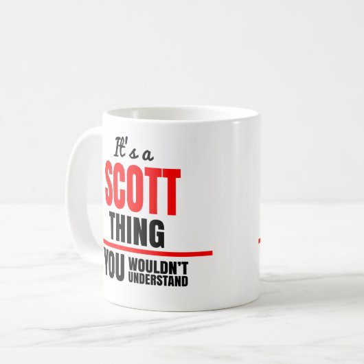 Mug Scott ce que tu ne comprendrais pas nom (Devant gauche)